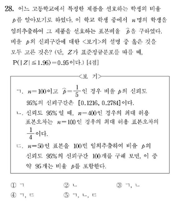 2006-수리-가형-28-확통
