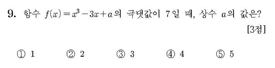 2019-수학-나형-홀수-9