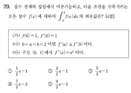 2011-수리-가형-홀수-29-미적